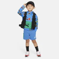 Nike Sportswear Toddler Printed Толстовка с капюшоном синий