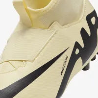 Nike Jr. Mercurial Superfly 9 Academy Little/Big детские Artificial-Grass High-Top футбольные бутсы Yellow