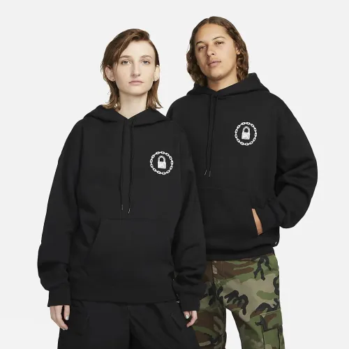 Nike SB Fleece Pullover Skate Толстовка з капюшоном колір чорний