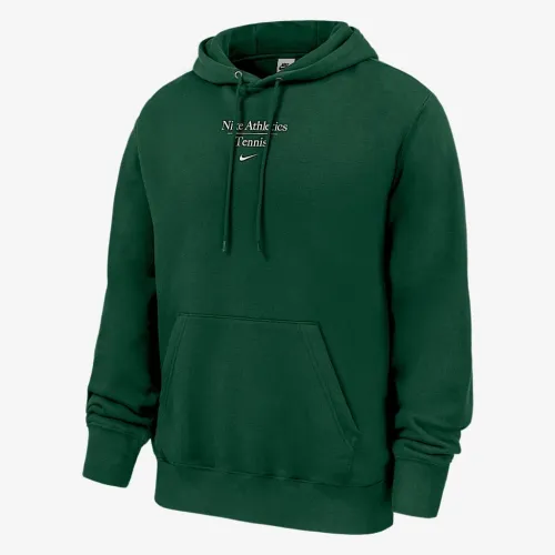 Nike Club Fleece чоловічі Tennis Pullover Толстовка з капюшоном колір зелений