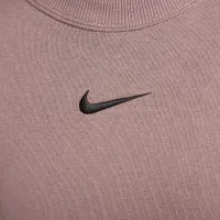 Nike Sportswear Phoenix Fleece жіноча оверсайз Crew-Neck світшот колір фіолетовий