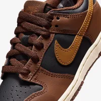 Nike Dunk Low Little дитячі Кросівки колір чорний