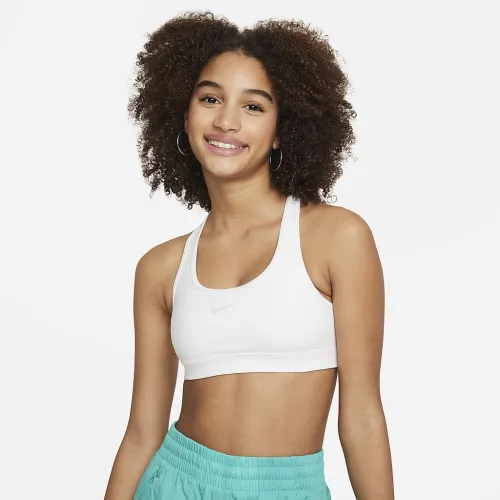 Nike Swoosh Big детские (Girls') Sports Bra цвет белый