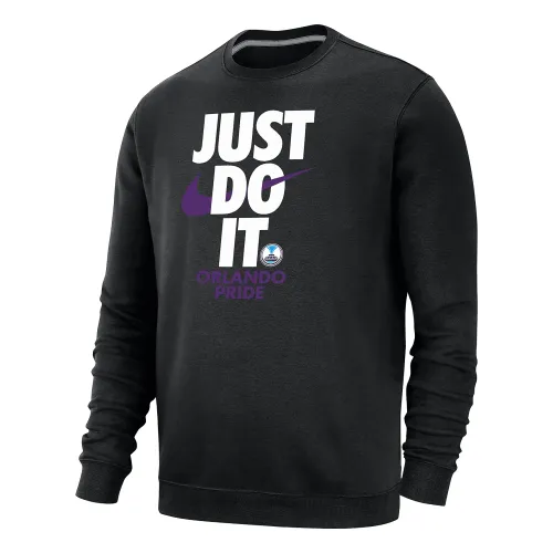 Orlando Pride Club Fleece Men's Nike Soccer Crew-Neck Sweatshirt