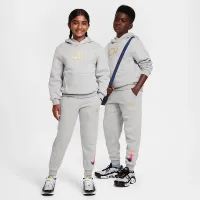 Nike CR7 Club Fleece Big детские Soccer Joggers цвет серый