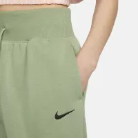 Nike Sportswear Phoenix Fleece женская С высокой Талией оверсайз Sweatpants цвет зеленый