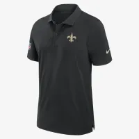 New Orleans Saints Sideline чоловічі Nike Dri-FIT NFL Polo колір чорний