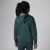 Nike Jordan MJ Flight MVP Big дитячі Fleece Pullover Толстовка з капюшоном колір зелений