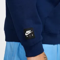 Nike Air мужские Fleece Pullover Толстовка с капюшоном синий