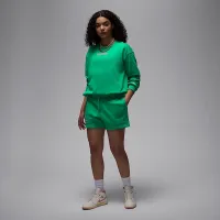 Nike Jordan Brooklyn Fleece жіноча Crew-Neck світшот колір зелений