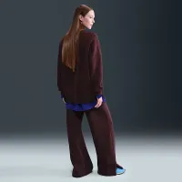 Nike Sportswear Phoenix Fleece женская С высокой Талией Wide-Leg Pants цвет красный