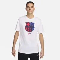 FC Barcelona мужские Nike Soccer футболка цвет белый