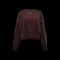 Nike Sportswear Phoenix Fleece женская Over-оверсайз Crew-Neck свитшот цвет коричневый