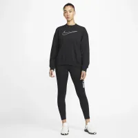 Nike Dri-FIT Get Fit женская круглый вырез свитшот цвет черный