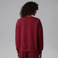 Nike Jordan Brooklyn Fleece женская Crew-Neck свитшот цвет красный