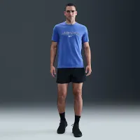 Nike мужские Dri-FIT тренировочные футболка синий