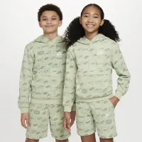 Nike Sportswear Club Fleece Big дитячі Толстовка з капюшоном колір зелений