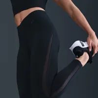Nike One женская С высокой Талией 7/8 лосины цвет черный