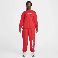 Nike Sportswear Breaking жіноча Loose French Terry Top колір червоний