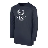 Nike для гольфа Big детские (для мальчиков) Long-Sleeve футболка синий