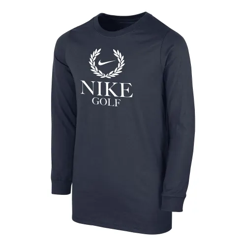 Nike для гольфу Big дитячі (для хлопчиків) Long-Sleeve футболка блакитний