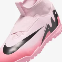 Nike Jr. Mercurial Superfly 9 Academy Big детские TF High-Top Soccer Кроссовки Pink