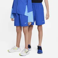 Nike Multi Big детские (для мальчиков) Dri-FIT тренировочные шорты синий