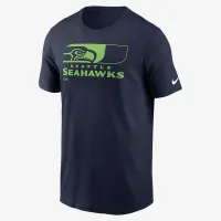 Seattle Seahawks Air Essential чоловічі Nike NFL футболка блакитний