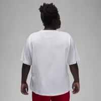 Nike Jordan Essentials жіноча Girlfriend футболка (великі розміри) колір білий