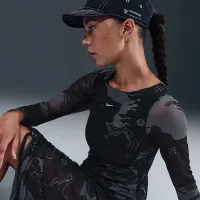 Nike Serena Williams Design Crew жіноча Mesh Midi Костюм колір сірий