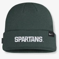Michigan State Spartans Sideline Terra чоловічі Nike College Cuffed Beanie колір зелений