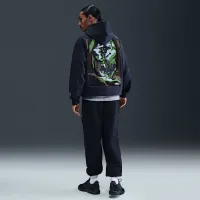 Nike Solo Swoosh мужские Pullover Толстовка с капюшоном синий