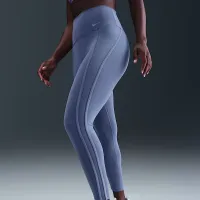 Nike One женская С высокой Талией 7/8 лосины синий