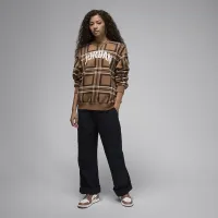 Nike Air Jordan 1 Low женская Кроссовки цвет коричневый