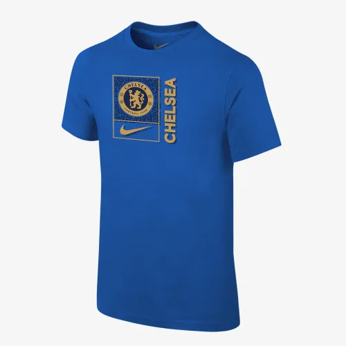 Chelsea FC Big Kids' (Boys') Nike Soccer T-Shirt Blue