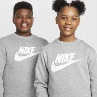 Nike Sportswear Club Fleece Big детские свитшот (Extended Size) цвет серый