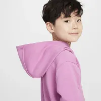 Nike Sportswear Club Little дитячі Fleece Pullover Толстовка з капюшоном Pink