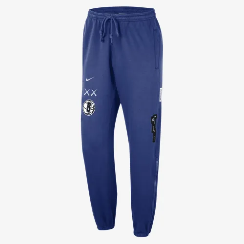 Brooklyn Nets Standard Issue 2023/24 City Edition чоловічі Nike NBA Courtside Pants блакитний