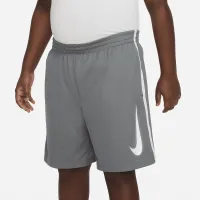 Nike Dri-FIT Multi+ Big дитячі (для хлопчиків) Graphic тренувальні шорти (Extended Size) колір сірий