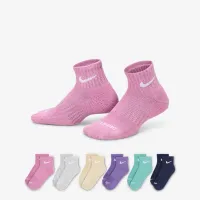 Nike Dri-FIT Performance Basics Little дитячі Ankle шкарпетки (6 пар) Pink