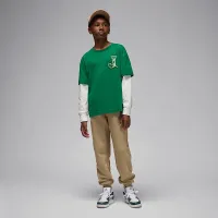 Nike Jordan Brooklyn Fleece Big детские Pants цвет коричневый