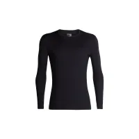 Icebreaker Merino 200 Oasis Long Sleeve Crewe 104365001BLK