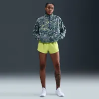 Nike One жіноча Therma-FIT оверсайз 1/2-Zip Fleece Top блакитний