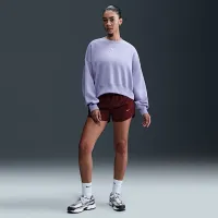 Nike Sportswear Phoenix Fleece жіноча Over-оверсайз Crew-Neck світшот колір фіолетовий