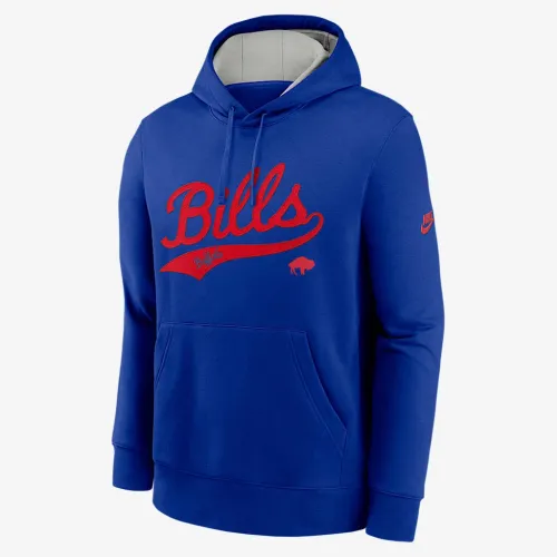 Buffalo Bills Rewind Club Logo чоловічі Nike NFL Pullover Толстовка з капюшоном блакитний