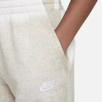Nike Club Fleece Big дитячі Printed Joggers колір коричневий
