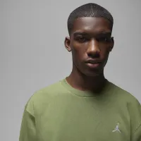 Nike Jordan Brooklyn Fleece мужские Crewneck свитшот цвет зеленый