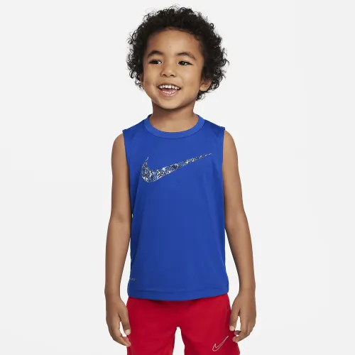 Nike Dri-FIT Toddler Swoosh Tank синий