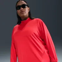 Nike Swift жіноча Dri-FIT UV 1/4-Zip Running Top (великі розміри) колір червоний