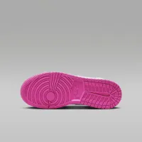 Nike Air Jordan 1 Mid Big детские Кроссовки цвет серый